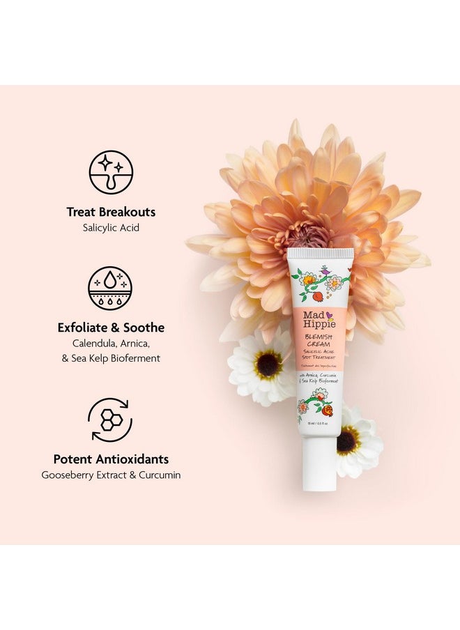 Mad Hippie - Ad Hippie Blemish Cream 2% Salicylic Acid Serum Acne Treatment For Clear Skin Soothing Acne Cream For Face Packed With Clean & Natural Ingredients 1.02 Fl Oz - Image 1
