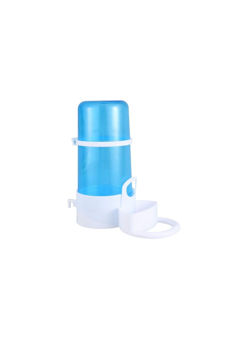 GGOOT 2pcs Pet Feeder Automatic Hamster Small Animal Feeder Automatic Feeding Device Dispenser for Bunny Hamster Bird Pigeon Parrots Mini Hedgehog Blue - Image 1