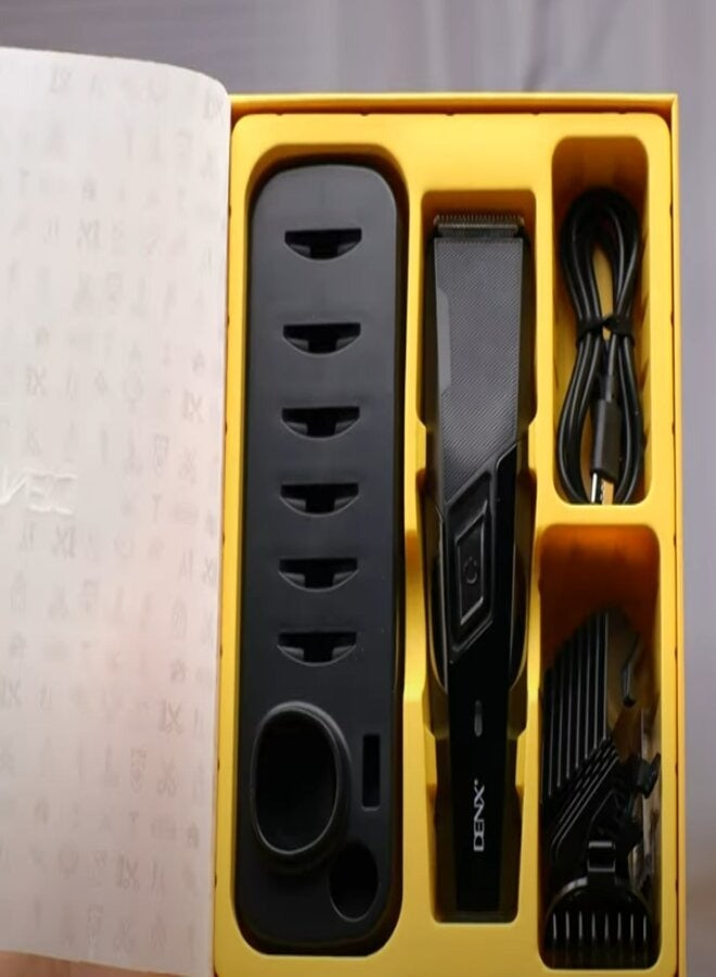 Denx Hair Clipper DX1360 90Min Working Time Black - Image 3