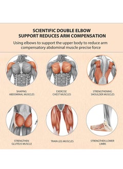 WENBO Ab Abdominal Exercise Roller Elbow Support, abs roller wheel core exercise equipment, Automatic Rebound Abdominal Wheel  - Image 3