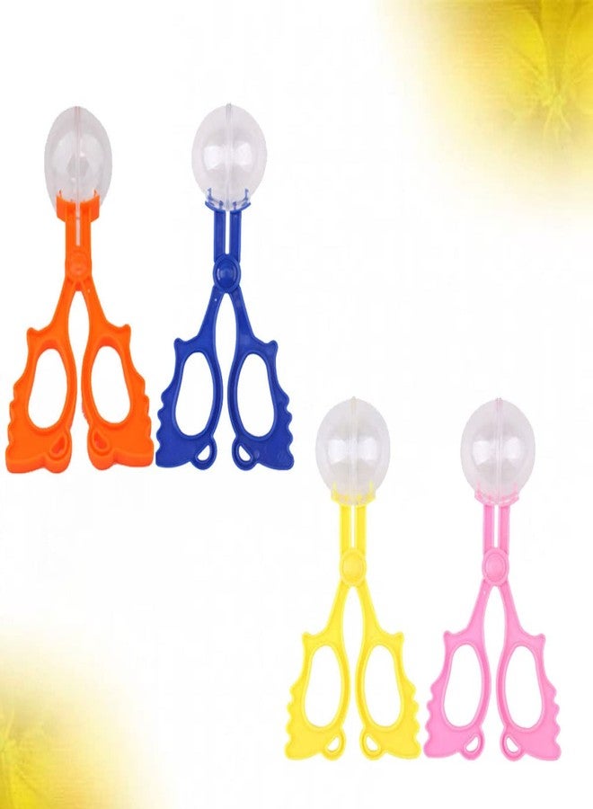 TOYANDONA Catcher 12pcs Catcher+ Scoopers Collection Holiday Children Nature Birthday Toy Blue Sensory Tongs Pink Development Insecrt Toddler for Catch Catcher - Image 3