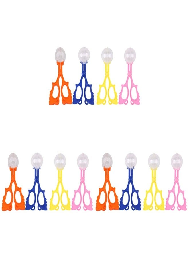 TOYANDONA Catcher 12pcs Catcher+ Scoopers Collection Holiday Children Nature Birthday Toy Blue Sensory Tongs Pink Development Insecrt Toddler for Catch Catcher - Image 1