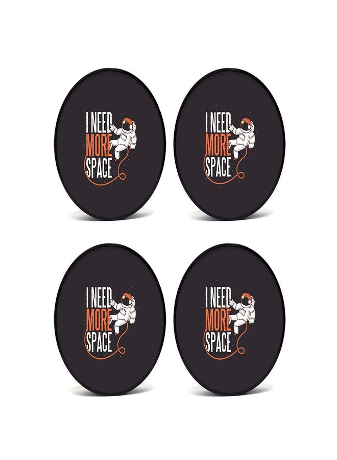Tinywalk Astronaut Coaster Wooden Printed Coaster (4X4) inch Set of 4 Pieces - Image 1