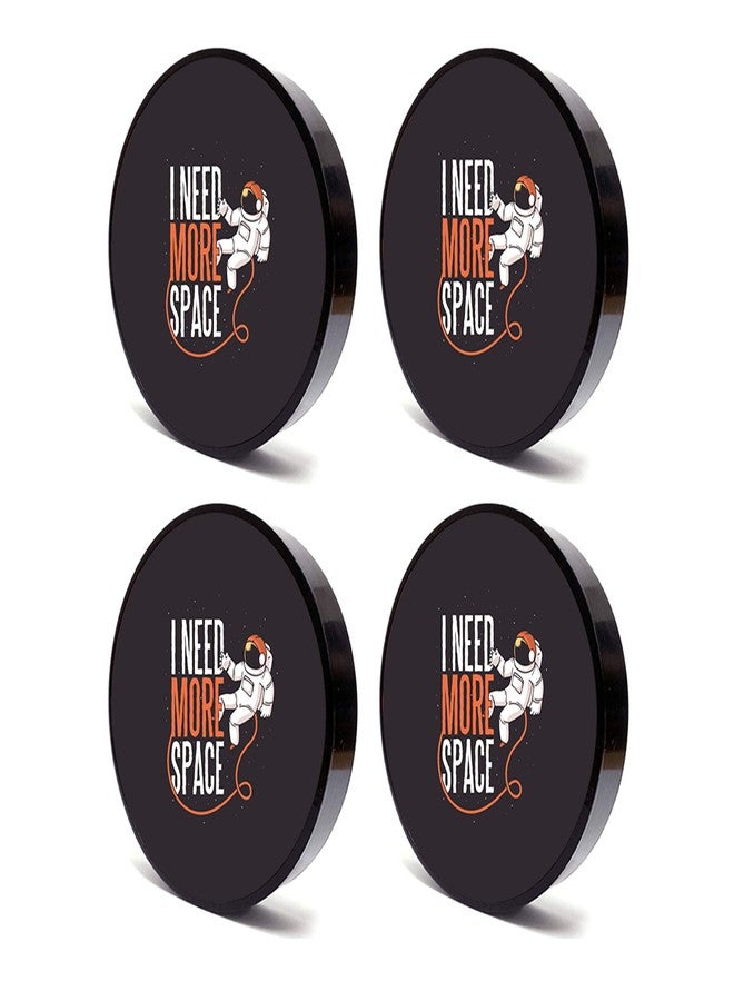 Tinywalk Astronaut Coaster Wooden Printed Coaster (4X4) inch Set of 4 Pieces - Image 2