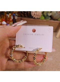 Trendy Geometric Statement Jewelry C- 094 gold (thick gold plating)