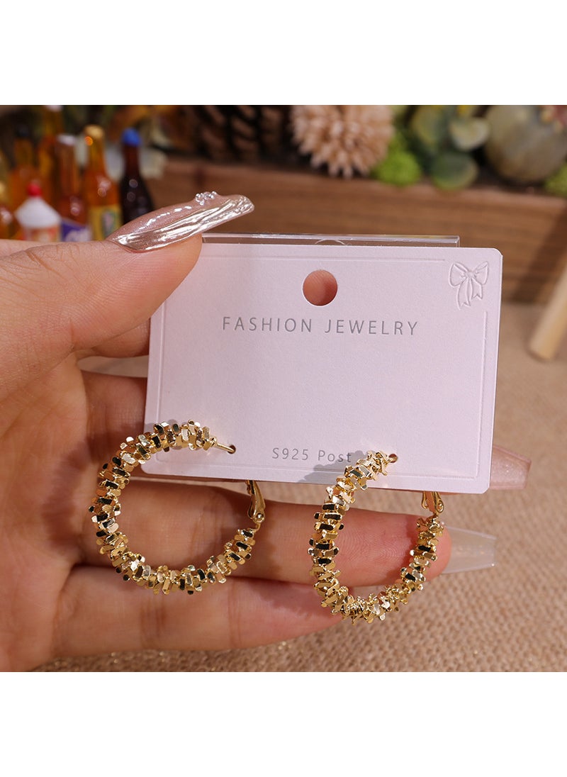 Generic - Trendy Geometric Statement Jewelry C- 094 gold (thick gold plating) - Image 1