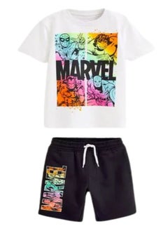 Marvel Set Printed T-shirt and Short For Kids