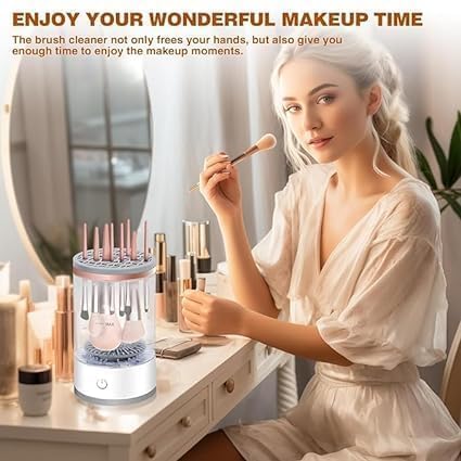 MELUDI Electric Makeup Brush Cleaner Automatic Cosmetic Brush CleanerUpgraded Electric Makeup Brush Cleaner - Image 3