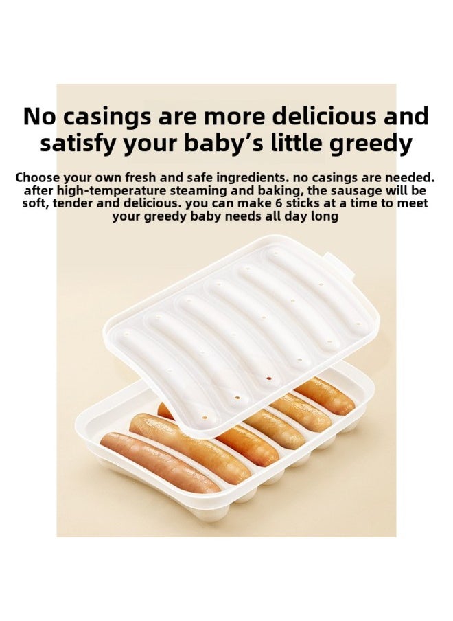 Generic - Steamed Baking Tools Baby Abrasives Steamed Cake Sausage Mould Egg Rice High Temperature Resistant Silicone Sausage Baby Food-Specifications:17.3*13.2-Color:Bear Cat Claw Mold - Image 1