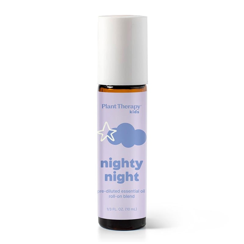 Plant Therapy KidSafe Nighty Night Essential Oil Blend for Sleep 10 mL (1/3 oz) Pre-Diluted Roll-On 100% Pure, Natural Aromatherapy, Therapeutic Grade - Image 2