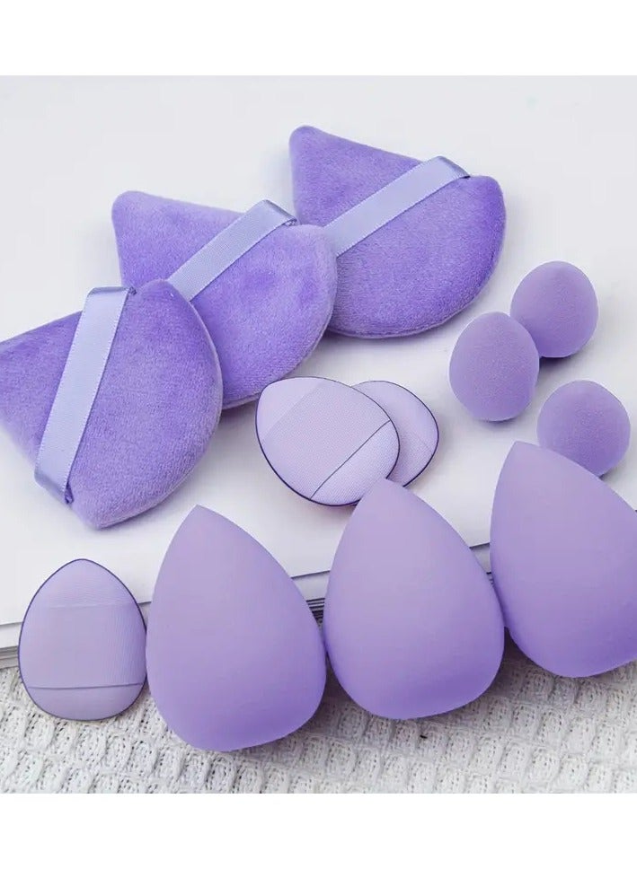 Goolsky مجموعة إسفنجات مكياج متعددة الوظائف مكونة من 12 قطعة، دمج خالي من العيوب للسوائل، الكريمات والبودرات، خالية من اللاتكس، للاستخدام الجاف والرطب، إسفنجات أساس، كونتور وإضاءة مع إسفنجات صغيرة لجميع أنواع البشرة. - Image 4