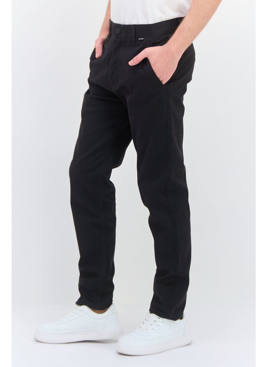 Men Slim Fit Solid Stretchable Chino Pants, Black - pzsku/ZABB2ECA9700FAE3EB05AZ/45/_/1737642398/52ad6888-9177-4d41-8f44-5ab8798249f9