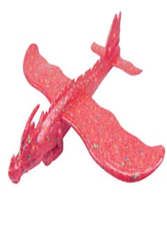 48CM Foam Plane Toy Dragon Hand LaunchThrowing AIircraft, Red