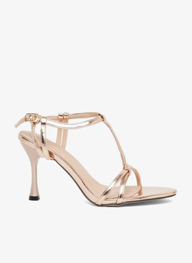 Styli Styli Side Buckled Stiletto Heel Sandals