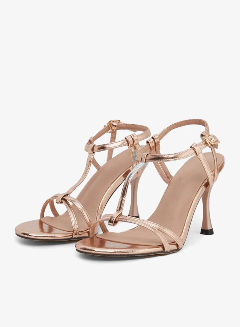 Styli Styli Side Buckled Stiletto Heel Sandals