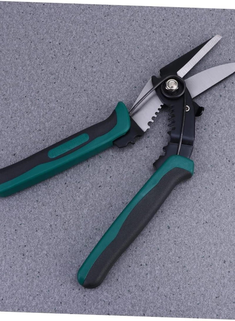 GGOOT Tool Stripping Crimper Home Cable Cutter Hotel Plier Cutting Curved Clamp Wire Multi Pliers Stranded Multifunctional for Ratchet - Crimping Spit Stripper House Hardware Pliers - Image 2