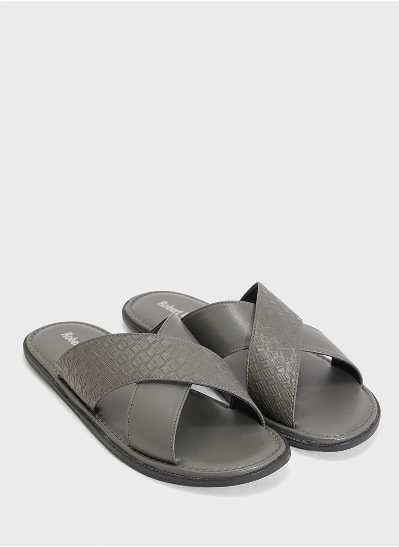 روبرت وود Cross Strap Sandals