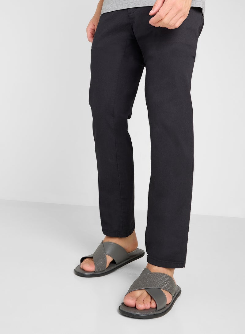 Robert Wood Cross Strap Sandals  - Image 5