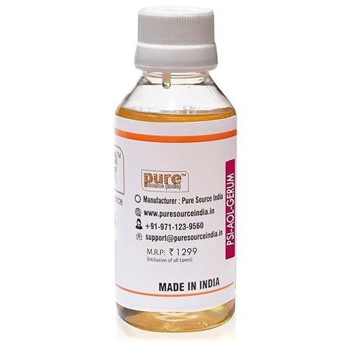 Pure Source India Aroma Oil for Home Fragrance | Best for Aromatherapy | Meditation | Used in Diffusers, Candles, Air Fresheners, Soaps (100ML) (GERANIUM) - Image 5