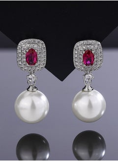 Al Aoyama Copper gold-plated inlaid simulation color treasure pearl simple pearl set  - Image 3