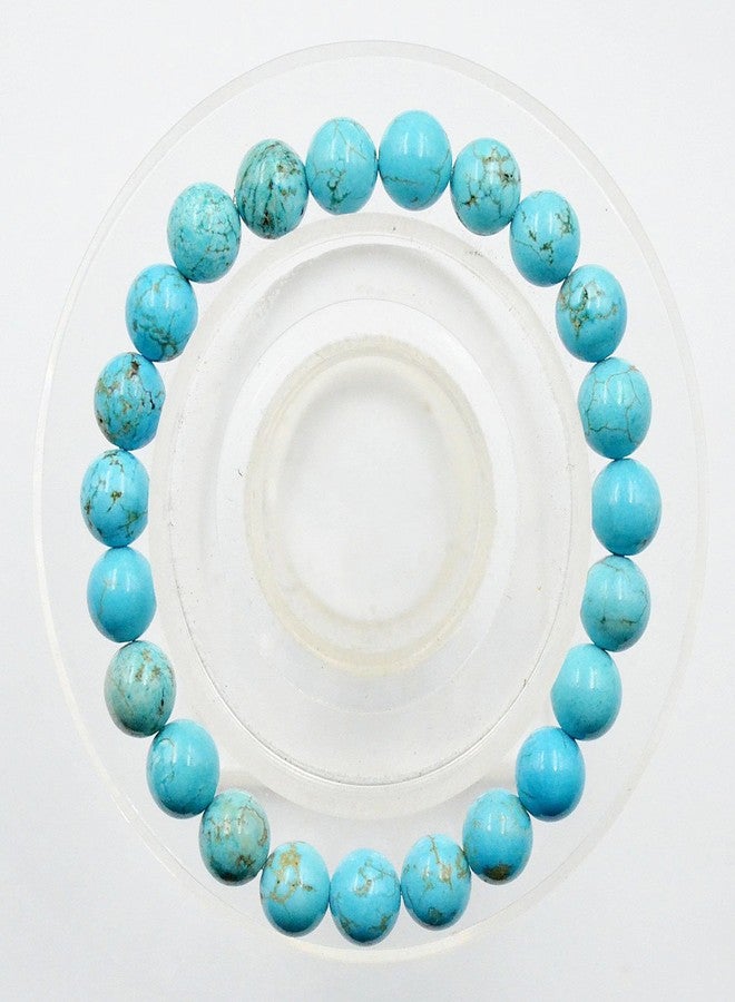 AD Beads Natural Gemstone Round Beads Stretch Bracelet Healing Reiki 8mm (Red Dream Agate) - Image 2