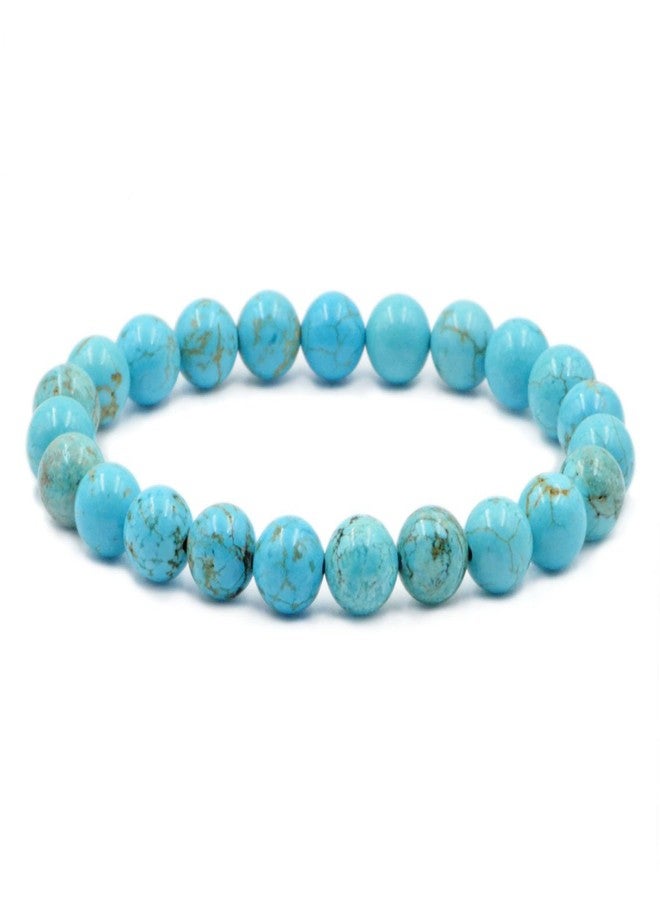AD Beads Natural Gemstone Round Beads Stretch Bracelet Healing Reiki 8mm (Red Dream Agate) - Image 1