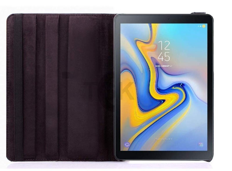 TGK Rotating Cover for Samsung Galaxy Tab A 10.5 inch 2018 (SM-T590/ T595/ T597) Black 360 Degree Smart Leather Case - Image 5