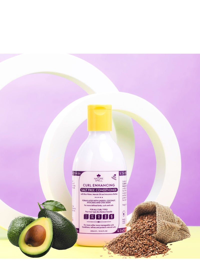 Nature Spell Conditioner For Curly and Wavy Hair 300ML  - Image 3