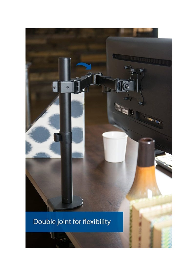 SINGLE MONITOR STEEL LCD VESA DESK MOUNT For most 13"-27" LCD monitors - Image 5