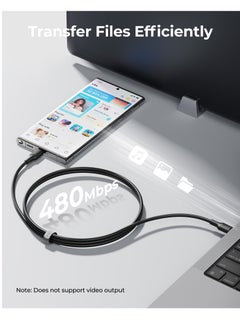 VOLTME 1.2M USB-C to USB-C Charger Cable - 60W (3A) Fast Charging for iPhone 16/16 Pro/16 Pro Max/16 Plus, 15 Series, iPad Mini 6/Pro 2022, MacBook Pro 2020, Samsung Galaxy S24/S23/S22 & All Type-C Devices- Black  - Image 5