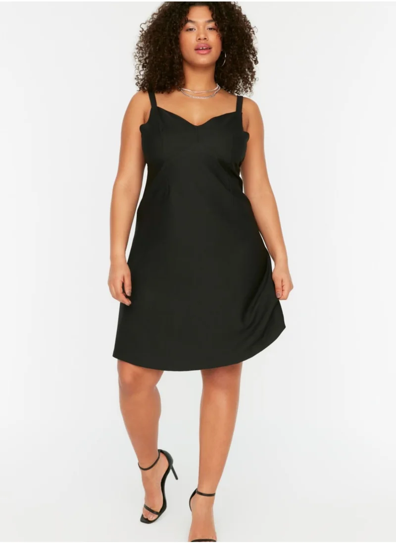 Trendyol Curve Strappy Knitted Dress