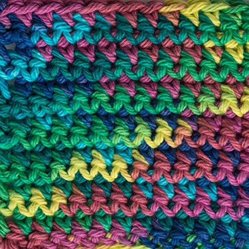 Lily Sugar'n Cream Super Size Ombres Yarn, 3 oz, Psychedelic, 1 Ball - Image 3