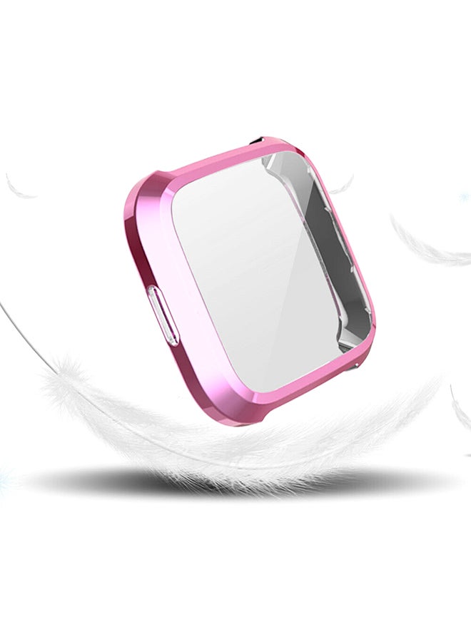EHOME Slim Full Screen Protector Protect Frame Case Cover For Fitbit Versa Lite Watch Purple - Image 3