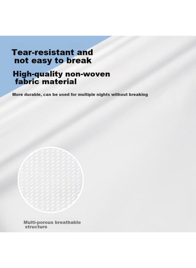 Jtrip Jieban Travel Disposable Bed Sheet Quilt Cover Pillowcase Thickened Set Hotel Bedding Anti-dirt Single Three-piece Set - Image 2