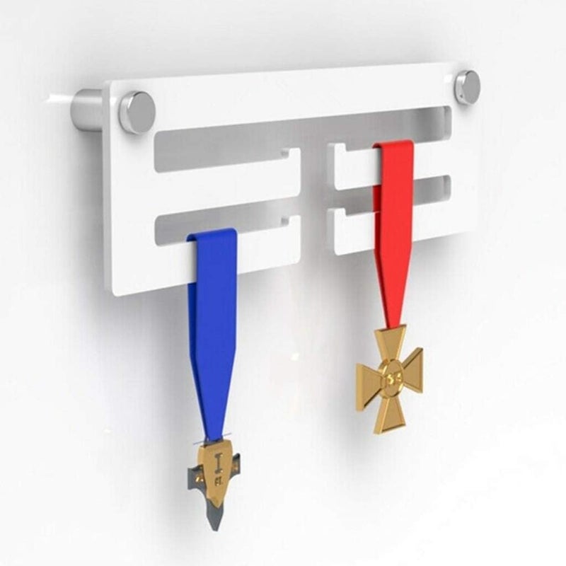 klarako Medal Hanger Awards Holder Display Rack for Medals Use for All Sports Acrylic Medal Hanger Holder, Race Medal Display Holder, Running Medal Hangers - Image 2