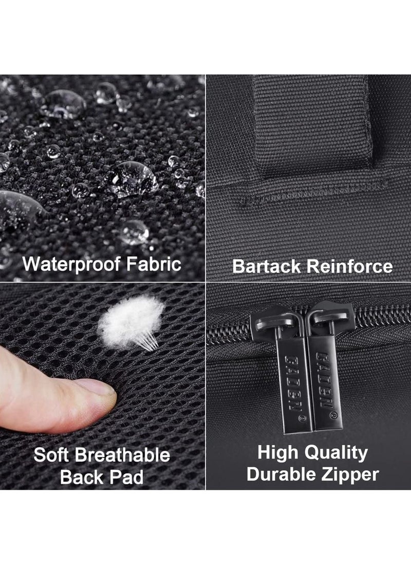 Caden - Camera Backpack Professional DSLR Bag with USB Charging Port Rain Cover Photography Laptop Backpack for Women Men Waterproof Camera Case Compatible for Sony Canon Nikon Lens Tripod Accessories - Image 1
