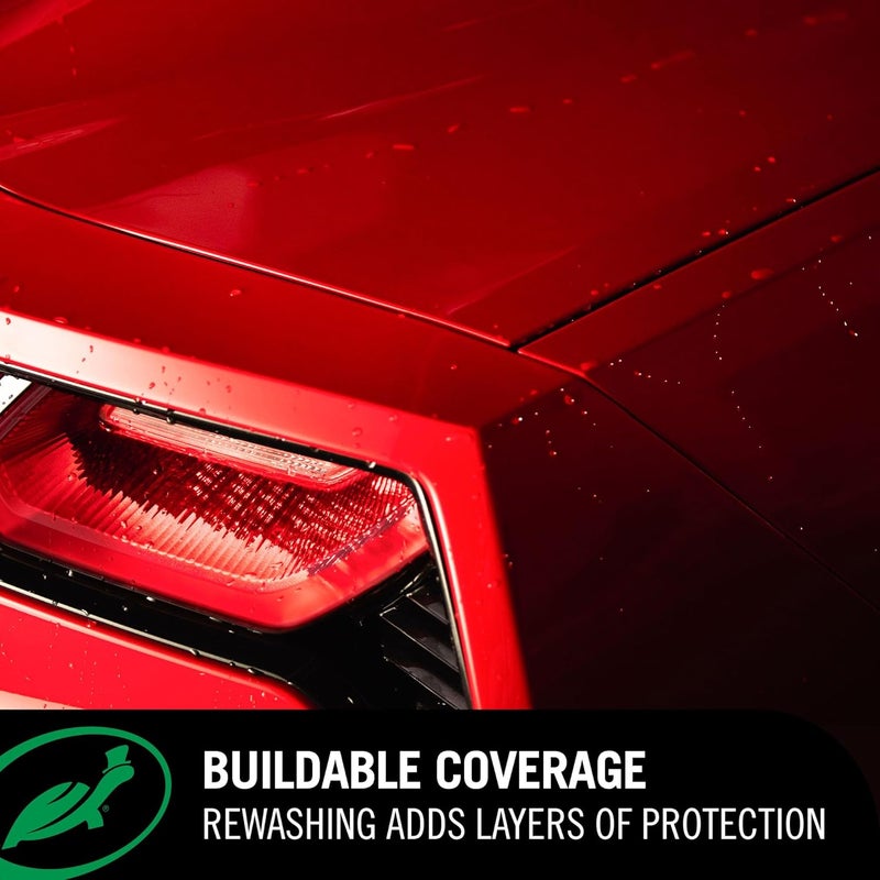 TurtleWax Hybrid Solutions Ceramic Car Wash and Wax, Gentle pH Neutral Car Cleaner with Extreme Water Beading Paint Protection, High Gloss Spot-Free, Car Wax Shine, Fruity Scent, 48 oz (Pack of 2) - Image 4