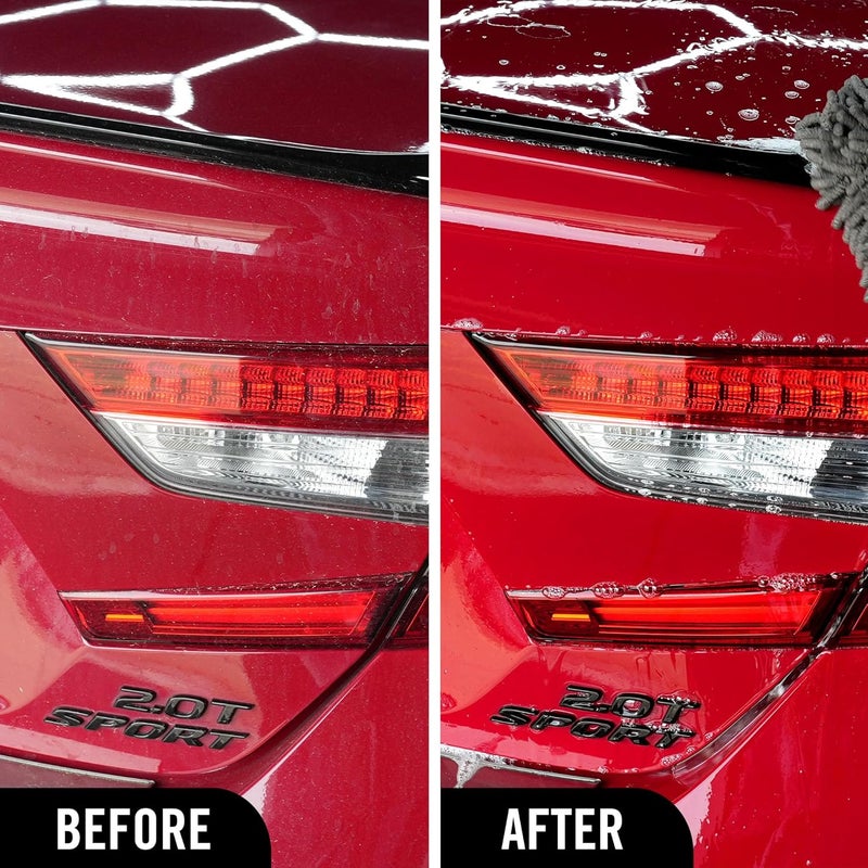 TurtleWax Hybrid Solutions Ceramic Car Wash and Wax, Gentle pH Neutral Car Cleaner with Extreme Water Beading Paint Protection, High Gloss Spot-Free, Car Wax Shine, Fruity Scent, 48 oz (Pack of 2) - Image 2