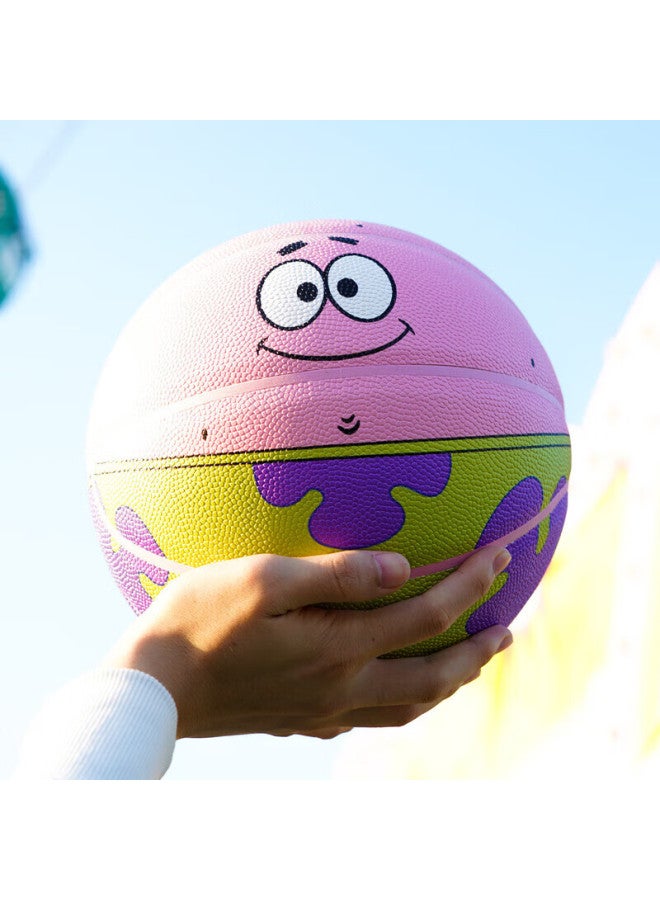 Kuangmi Spongebob Co-Branded No. 7 Basketball, Moisture-Absorbing Pu, Indoor And Outdoor Non-Slip, Wear-Resistant, Youth Training Gift Ball - Image 5