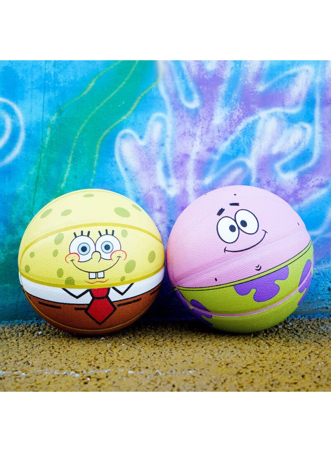 Kuangmi Spongebob Co-Branded No. 7 Basketball, Moisture-Absorbing Pu, Indoor And Outdoor Non-Slip, Wear-Resistant, Youth Training Gift Ball - Image 4