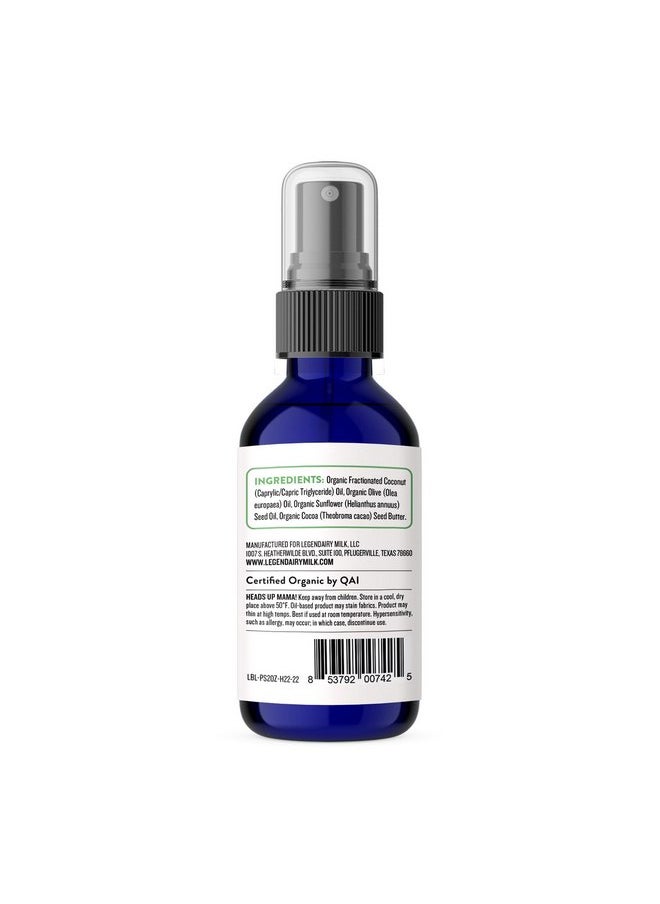 LEGENDAIRY Milk - Legendairy Milk Pumping Spray 4 oz., Helps Sore Nipples & Clogged Ducts, Organic Lubricant for Breast Shields and Flanges, Vegan Breast Pump Spray, Natural & Lanolin-Free, Made in USA - Image 1
