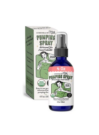 Legendairy Milk Pumping Spray 4 oz., Helps Sore Nipples & Clogged Ducts, Organic Lubricant for Breast Shields and Flanges, Vegan Breast Pump Spray, Natural & Lanolin-Free, Made in USA - pzsku/ZABB3BFB9B8EE1C4E56F8Z/45/_/1737031301/c0985e7b-95a6-46cb-9100-157b0be44fa3