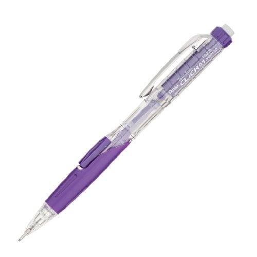Pentel قلم رصاص ميكانيكي بنتل توست-إيراس كليك (0.9 مم) بألوان برميل بنفسجي متنوعة، قد يختلف اللون، علبة من 12 (PD279TV) - Image 4