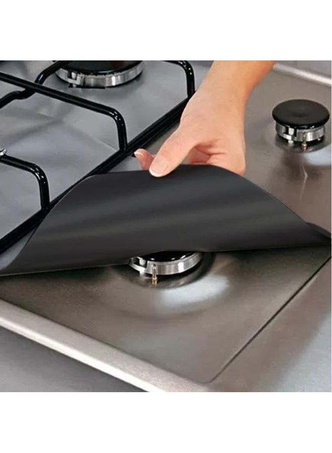 Aluminum Foil Gas Stove Burner Cover Protector Liner Clean Mat Pad 