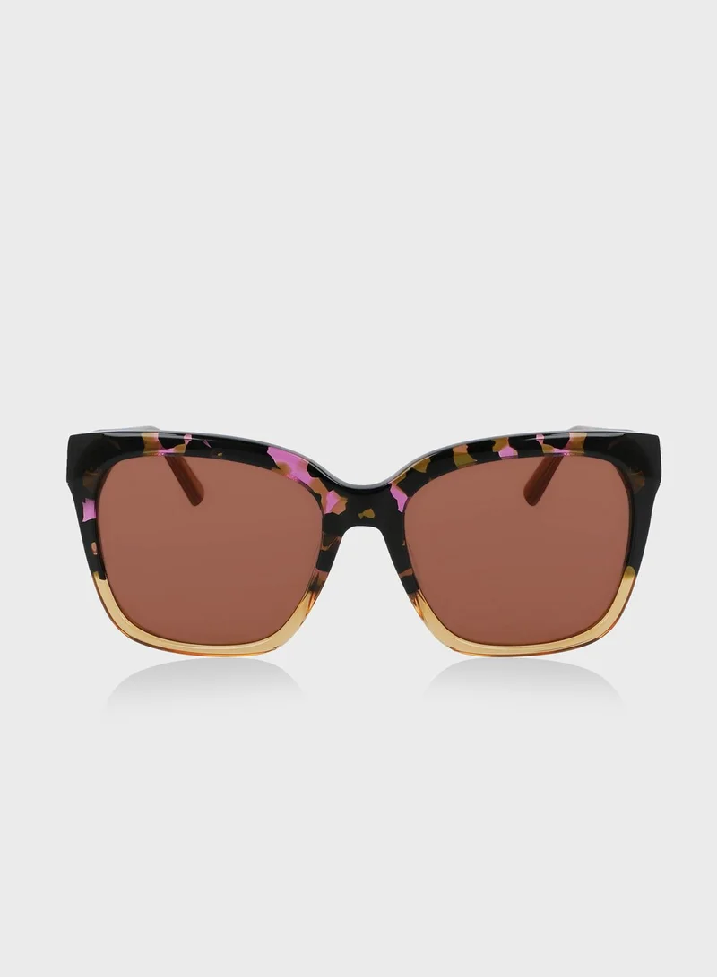 DKNY Square Wayfarer Sunglasses
