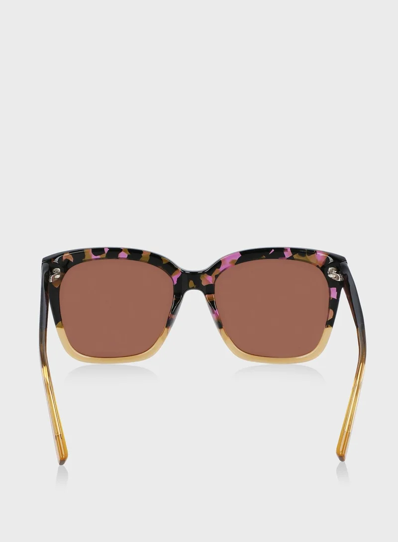 DKNY Square Wayfarer Sunglasses