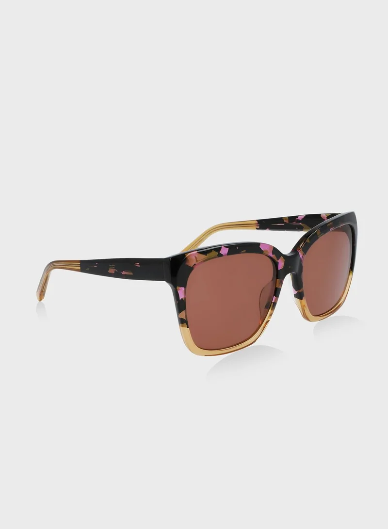 DKNY Square Wayfarer Sunglasses