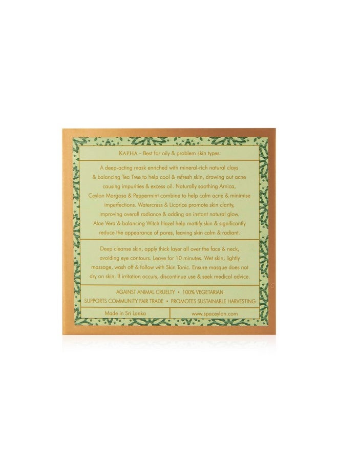 spa ceylon Mineralrich Neem & Tea Tree Clay Facial Masque For A Natural Glow Crueltyfree 100% Vegetarian Acneclearing & Pore Minimizing Best For Oily & Problem Skin Types  - Image 4