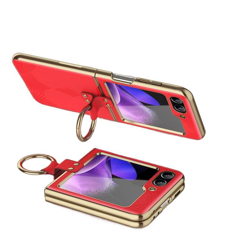 غطاء واقي | أسود | حماية من السقوط | حامل قابل للطي | مقاوم للصدمات لـ Samsung Galaxy Z Flip 6 - Image 3