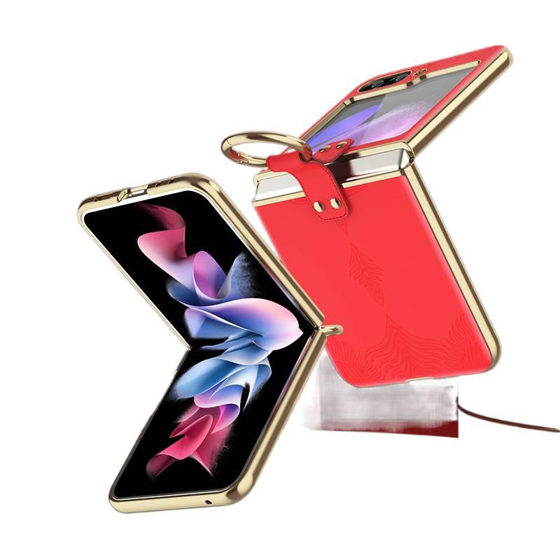 غطاء واقي | أسود | حماية من السقوط | حامل قابل للطي | مقاوم للصدمات لـ Samsung Galaxy Z Flip 6 - Image 2